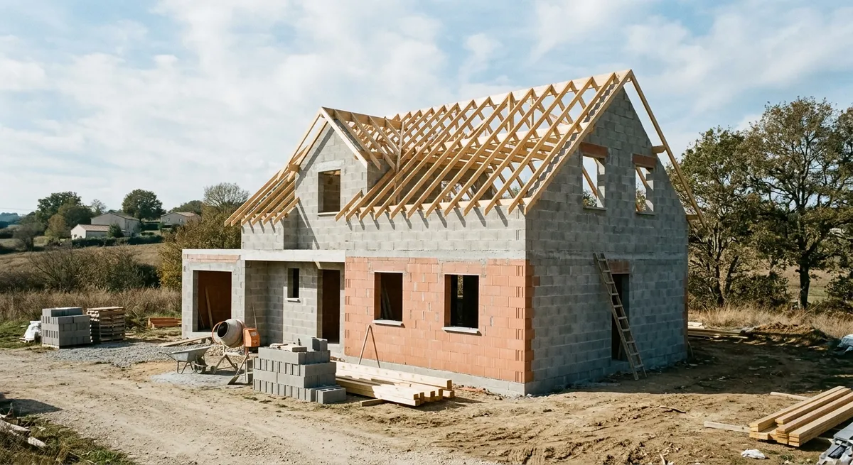 Chantier de maison individuelle
